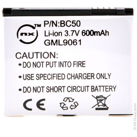 NX - Batterie téléphone, smartphone, GSM pour Motorola 3.7V 650mAh - 77865CFNN1043SNN5 (1/5)