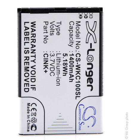 NX - Batterie téléphone, smartphone, GSM pour Wiko 3.7V 1400mAh - CINK+ (1/5)