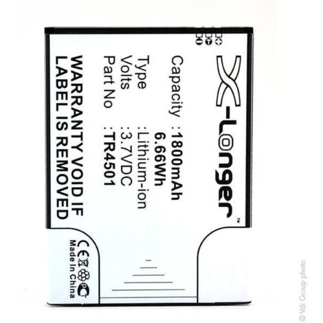 NX - Batterie téléphone, smartphone, GSM pour Archos 3.7V 1800mAh - TR4501TR4501-CHHCD0 (1/5)