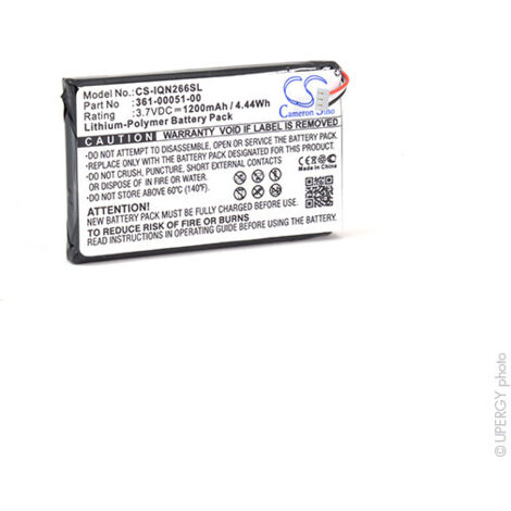 NX - Batterie GPS 3.7V 1200mAh - 361-00051-00361-00051-01361-00051-02 (1/5)