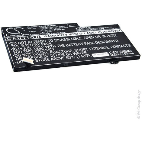 NX - Batterie ordinateur portable 11.4V 3750mAh - 760944-421761230-005HSTNN-LB (1/5)
