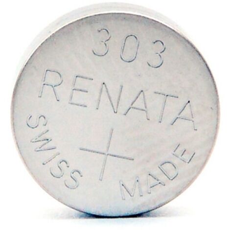 Pile bouton Renata 303 standard 1 55 volts diamètre 11 6 mm (1/5)