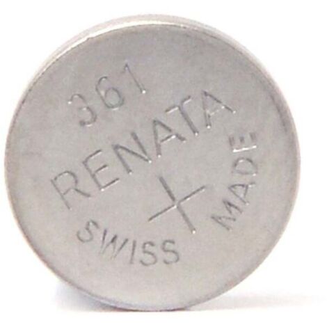 Renata / Swatch Group - Pile bouton oxyde argent 361 RENATA 1.55V 24mAh (1/5)