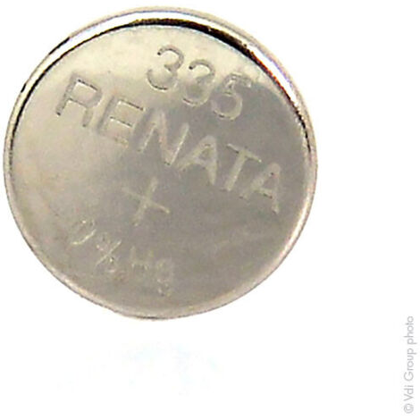 Renata / Swatch Group - Pile bouton oxyde argent 335 RENATA 1.55V 5.5mAh (1/5)