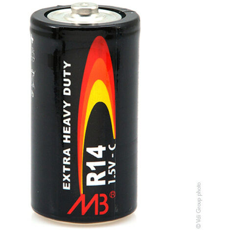 Blister de 2 piles saline C / R14 - 1,5V GP Battery