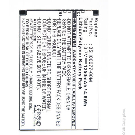 NX - Batterie téléphone, smartphone, GSM 3.7V 1250mAh - CH-PA354TRIN16035H00077-02M35H00077-11MTRIN (1/4)