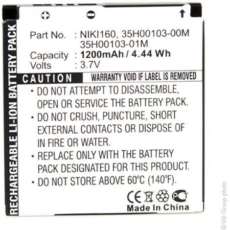 NX - Batterie téléphone, smartphone, GSM 3.7V 1200mAh - NIKI16035H00103-00M35H00103-01MBA-S260 (1/4)
