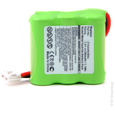 NX - Batterie téléphone 3x 2/3AAA 3S1P ST1 3.6V 300mAh Conn - 37AAAM3BMJ37 (1/5)