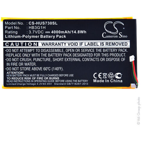Batterie Tablette 2990122 4000mAh 3.7V 14.8Wh PRO ELECTRO