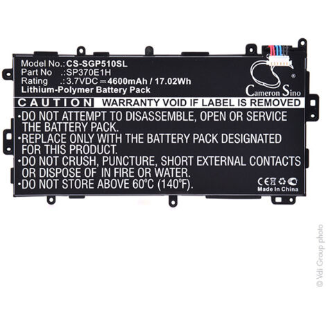 NX - Batterie tablette 3.7V 4600mAh - SP3770E1H (1/3)
