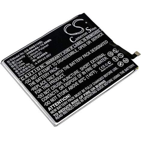 NX - Batterie téléphone, smartphone, GSM pour Gionee 3.85V 3400mAh - BL-N3400A (1/2)