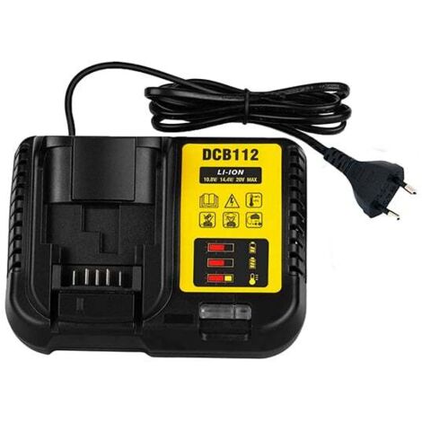 NX - Chargeur outillage compatible Dewalt Li-Ion 10.8V 14.4V 18 V - 2A (1/3)