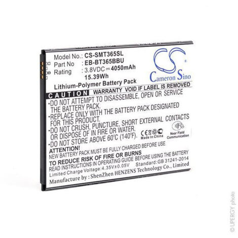 NX - Batterie tablette compatible Samsung Galaxy 3.8V 4050mAh - EB-BT365BBUEBBT (1/3)