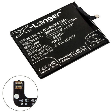 NX - Batterie téléphone, smartphone, GSM pour Redmi 3.85V 2900mAh - BN37 (1/2)