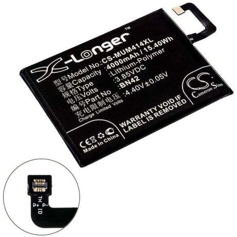 NX - Batterie téléphone, smartphone, GSM pour Redmi 3.85V 4000mAh - BN42 (1/2)