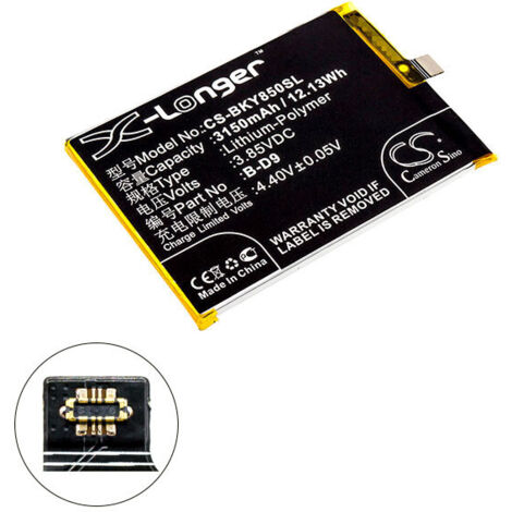 NX - Batterie téléphone, smartphone, GSM pour BBK 3.85V 3150mAh - B-D9 (1/2)