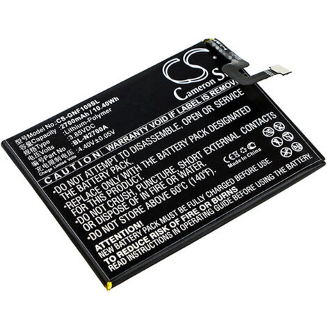 NX - Batterie téléphone, smartphone, GSM pour Gionee 3.85V 2700mAh - BL-N2700A (1/2)