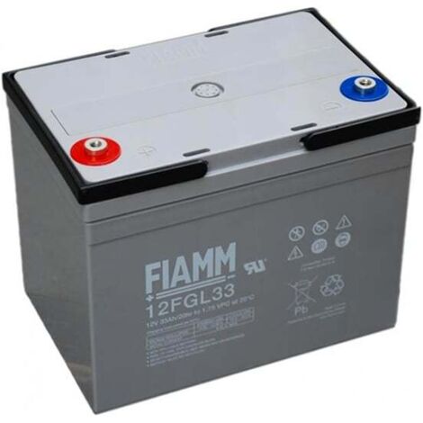 Fiamm - Batterie plomb AGM 12FGL33 12V 33Ah M6-F (1/2)