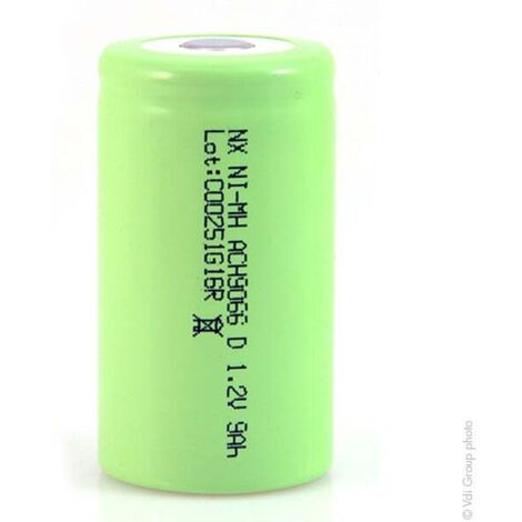 NX - Accus NiMH ls D HD 1.2V 9000mAh FT