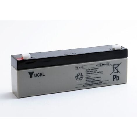 Yucel - Batterie plomb AGM YUCEL Y2.1-12 12V 2.1Ah F4.8