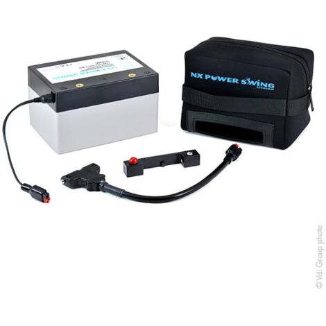 NX - Batterie Lithium Fer Phosphate Golf NX Power Swing UN38.3 12V 22Ah UN38.3 + chargeur 4A