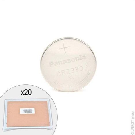 Panasonic - Pile bouton lithium BR2330/BN PANASONIC 3V 255mAh (1/4)