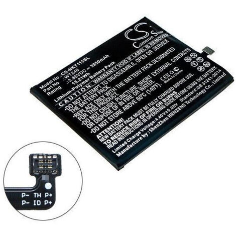 NX - Batterie téléphone, smartphone, GSM pour Nokia 3.85V 3950mAh - WT240 (1/3)