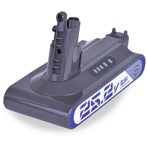 NX – Batterie aspirateur compatible Dyson V10 25.2V 2.5Ah – Lithium-ion – Poids 488g – Durée d'utilisation prolongée - 206340969352-02SV1 (1/5)