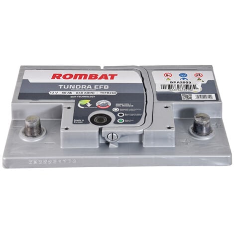 Rombat - Batterie voiture Rombat Tundra EFB TEFB260 12V 60Ah 640A