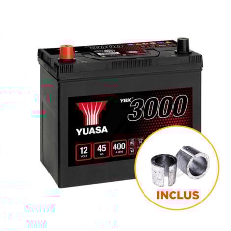 Yuasa - Batterie voiture Yuasa YBX3057 12V 45Ah 400A