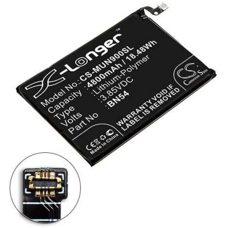 NX - Batterie téléphone, smartphone, GSM pour Redmi 3.85V 4800mAh - BN54 (1/3)