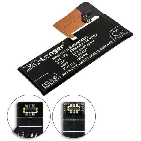 NX - Batterie téléphone, smartphone, GSM pour Xiaomi 3.85V 4200mAh - BM4M (1/3)