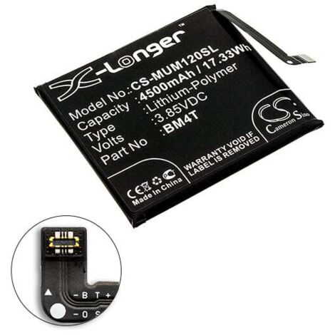 NX - Batterie téléphone, smartphone, GSM pour Xiaomi 3.85V 4500mAh - BM4T (1/3)