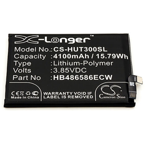 NX - Batterie téléphone, smartphone, GSM pour Huawei 3.85V 4100mAh - HB486586ECW (1/4)