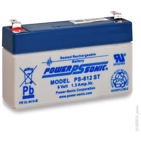 Powersonic - Batterie plomb AGM Powersonic PS-612-ST 6V 1.3Ah