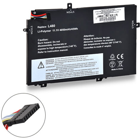 NX - Batterie ordinateur portable compatible Lenovo 11.1V 4050mAh - 01AV46401V4 (1/2)
