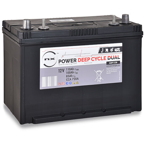 NX - Batterie traction NX Power Deep Cycle 12V 50Ah Auto
