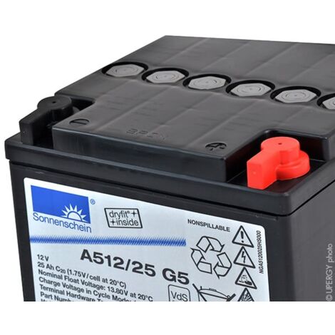 Sonnenschein - Batterie plomb etanche gel A512/25G5 12V 25Ah M5-M