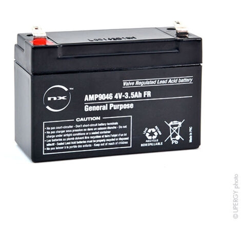 NX - Batterie plomb AGM S 6V-4.5Ah 6V 4.5Ah T1 - Unité(s) : : Auto  et Moto