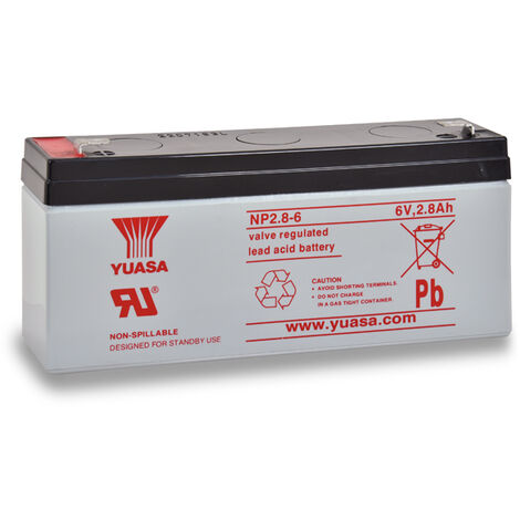 NX - Batterie plomb AGM NX 12-6 General Purpose FR 6V 12Ah F4.8