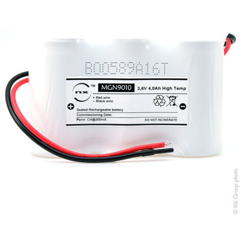 NX - Batterie eclairage secours 3xD ST1 Fils 3.6V 4Ah (1/3)