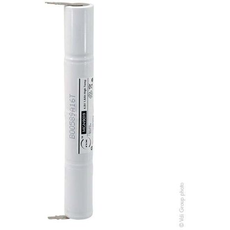 NX – Batterie éclairage secours 4xSC ST4 Faston 4.8mm 4.8V 1.6Ah – Technologie Nickel-Cadmium – Dimensions 168mm x 22,5mm – Pour espaces confinés (1/2)