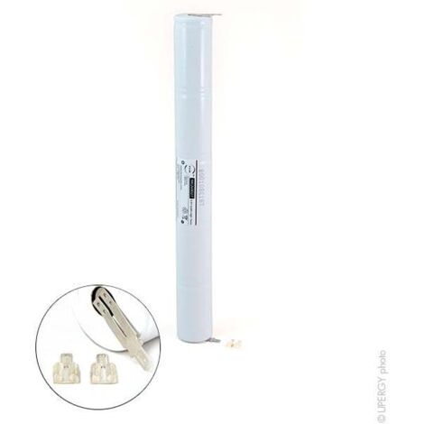 NX - Batterie eclairage secours 5xD ST4 Faston 4.8mm (+2.8mm) 6V 4Ah (1/4)