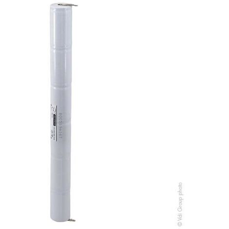 NX - Batterie eclairage secours 6xD ST4 Faston 4.8mm (+2.8mm) 7.2V 4Ah (1/2)