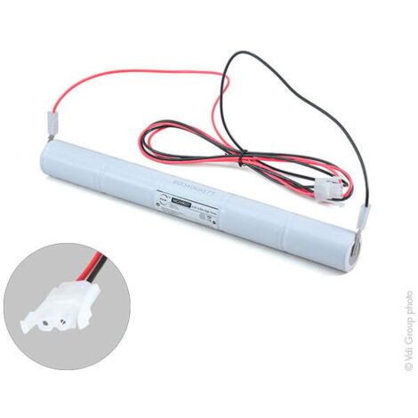 NX - Batterie eclairage secours 5xD ST4 + AMP 6V 4Ah (1/4)