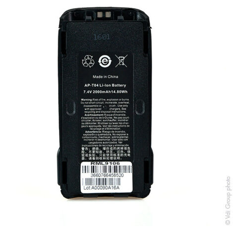 NX - Batterie talkie walkie 7.4V 2000mAh - TPK-BA-100T03-00011-CAAA TAITTPA-BA (1/4)