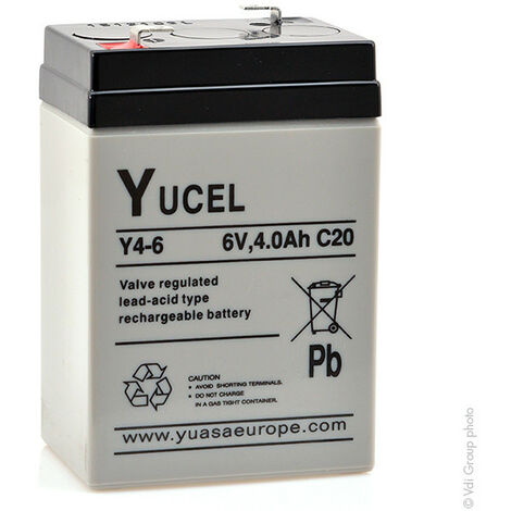 Batterie YUCEL 6V 12AH pour voitures et motos électrique enfant