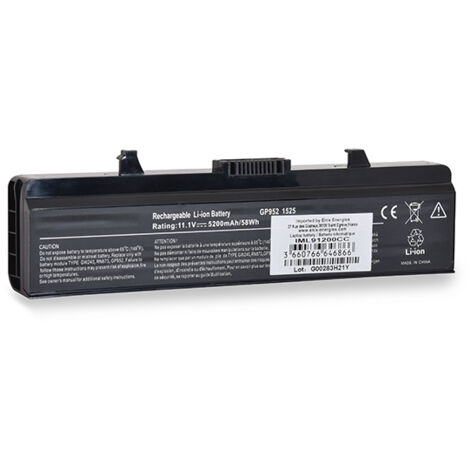 AT Batteria Potenziata 5200mAh 11,1V Per ASUS F52, F82 – Sostitutiva Al Litio, Alta Capacità