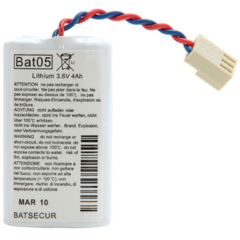 Batterie pour alarme 3.6V 5.4Ah – Lithium-chlorure de Thionyle – Compatible Daitem, Logisty, Diagral, Hager DP8121X (1/3)