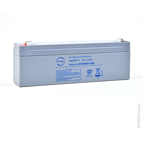 NX - Batterie plomb AGM NX 2.3-12 Standby 12V 2.3Ah F4.8